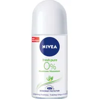 NIVEA Fresh Pure 0% Aluminum 48H Roll-On Deodorant (50 mL)