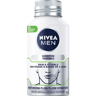 NIVEA MEN Sensitive Skin & Stubble Moisturizer (125 mL)