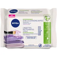 Biodegradable 3-IN-1 Cleansing Wipes  Sensitive Skin