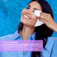 Biodegradable 3-IN-1 Cleansing Wipes  Sensitive Skin