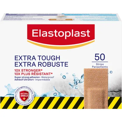 Elastoplast Extra Tough Waterproof Strips 50s
