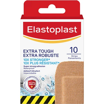 Extra Tough Waterproof XL Bandages | Waterproof and tough fabric | Super Strong Adhesion | Provides Durable Protection | Bacteria Shield