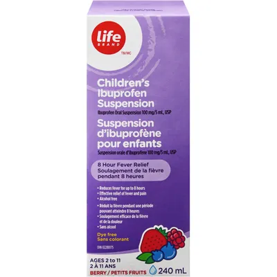Children’s Ibuprofen Suspension,
Ibuprofen Oral Suspension USP 100mg/5mL