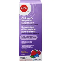Children’s Ibuprofen Suspension,
Ibuprofen Oral Suspension USP 100mg/5mL, Dye free