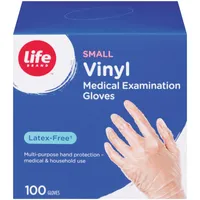 Life Brand Vinyl Medical Exam Gloves 100ct