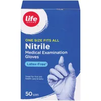 Life Brand Nitrile Medical Exam Gloves 50ct