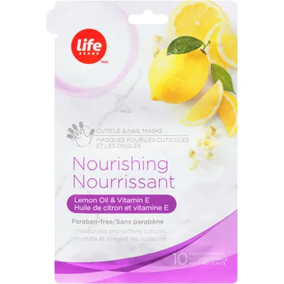 Nourishing Cuticle & Nail Masks, Lemon Oil & Vitamin E