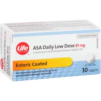 ASA 81mg
Acetylsalicylic Acid Tablets USP