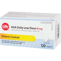 ASA 81mg
Acetylsalicylic Acid Tablets USP