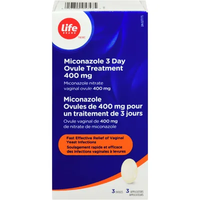 LB Miconazole Ovules 3 Day