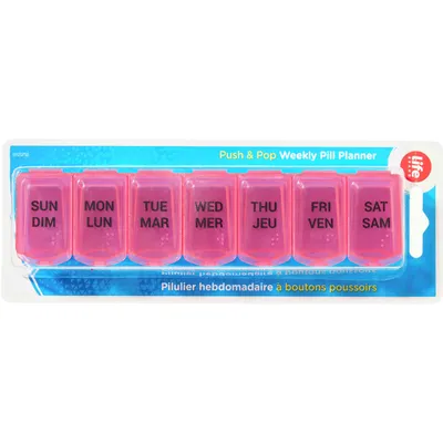 Soft Squeeze Weekly Pill and Vitamin Planner