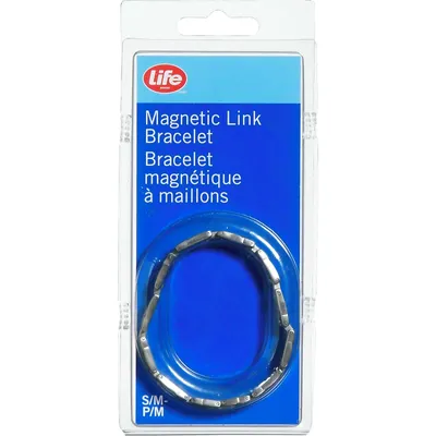 Magnetic link bracelet, S/M