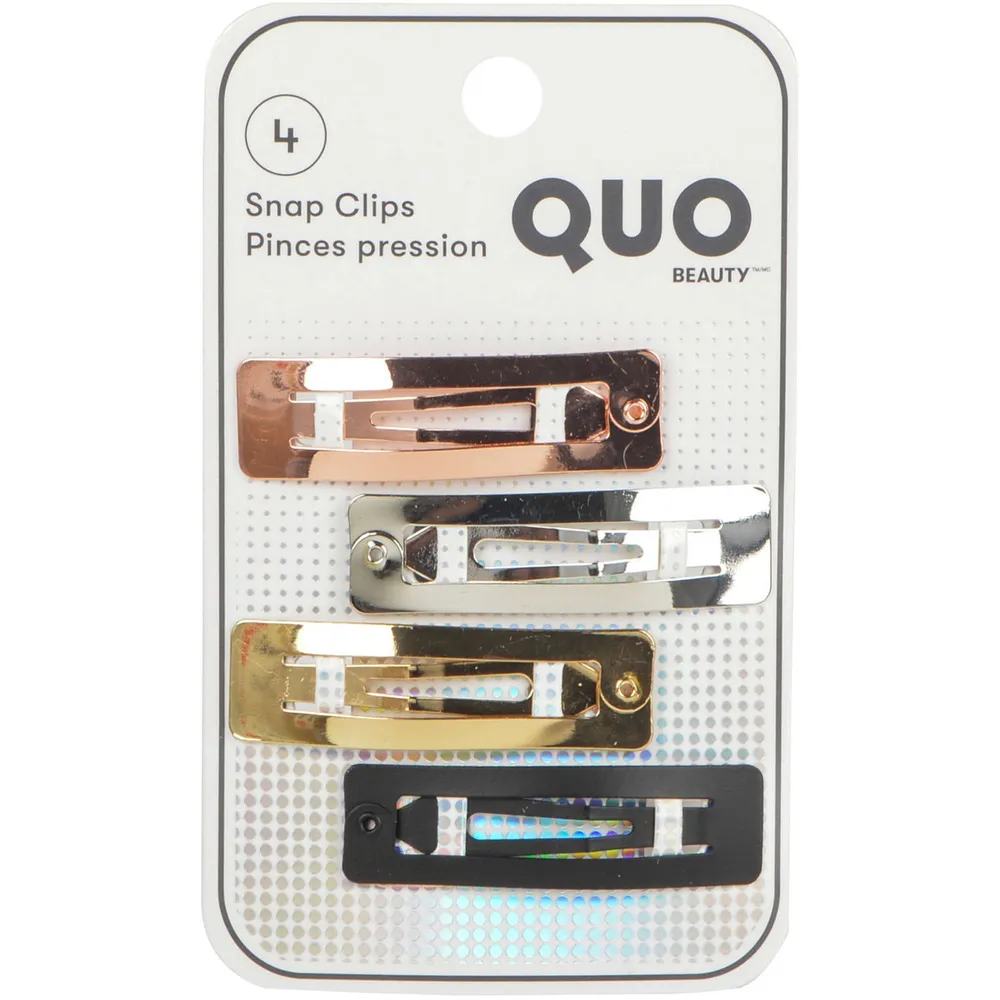 4pk Mini Rectangular Snap Clips