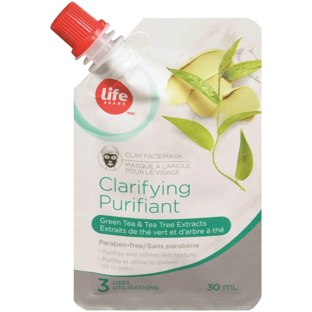 Clarifying Clay Face Mask - Green Tea  & Tea Tree Extracts