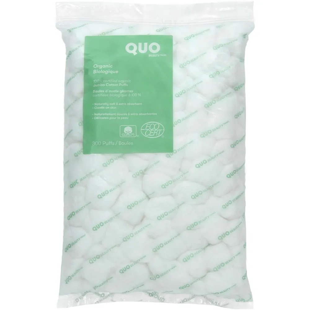 Certified Organic Jumbo Cotton Puffs