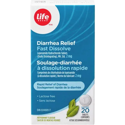 LB Diarrhea Relief Fast Dissolve 20ct