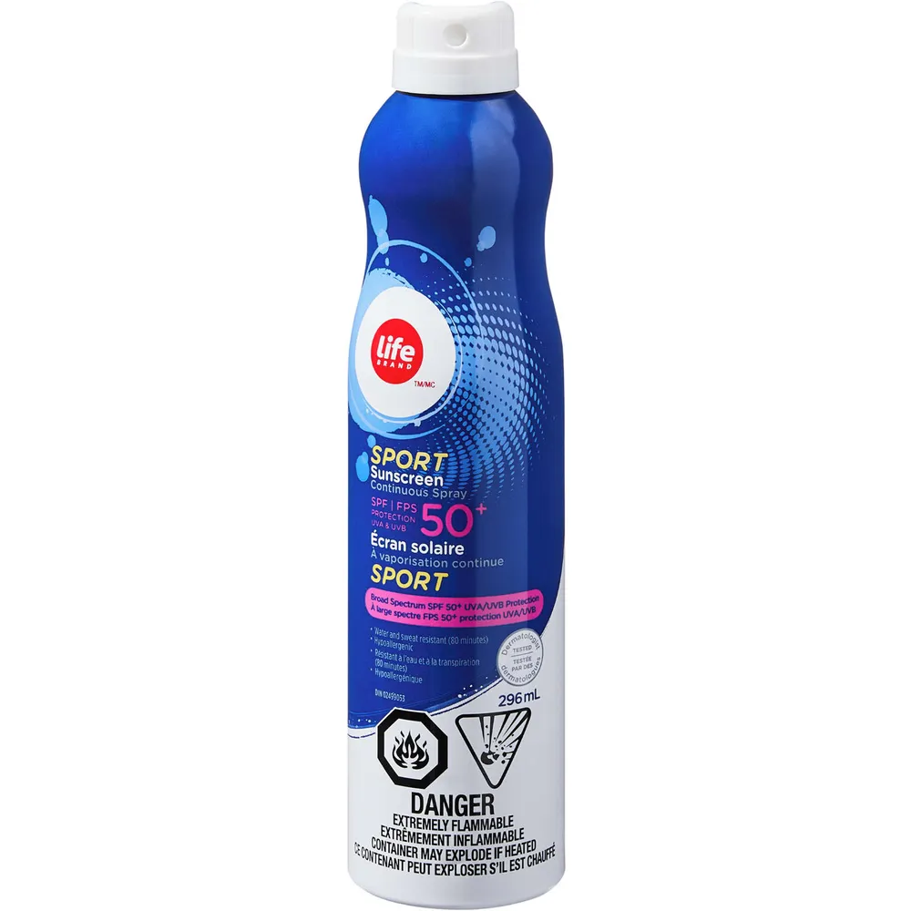 Sport Sunscreen Continuous Spray SPF 50+