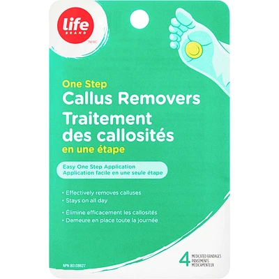One Step Callus Remover 4ct