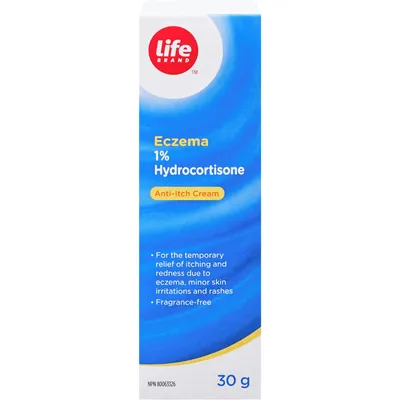 Eczema 1% Hydrocortisone Anti-Itch Cream