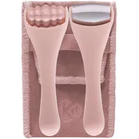 Set of 2 Mini Facial 
RolleSet of 2 Mini Facial 
Rollers with Pouch