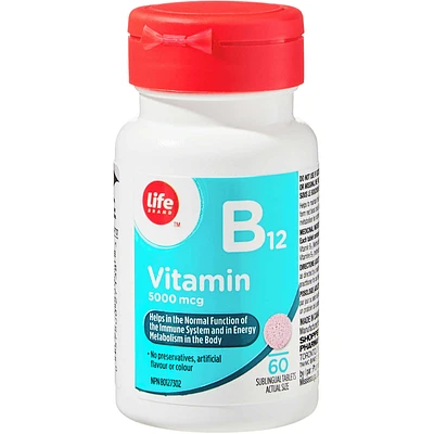 Vitamin B12 5000 mcg Sublingual Tablets