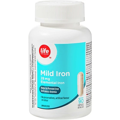 Mild Iron  28 mg  Elemental Iron