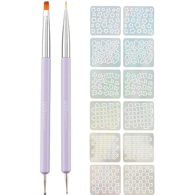 Nail Art & Stencil Set