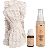 Loving Wellness Set
Multi-Use Washing Scrunchie
Pillow Spray (Rose) 
Diffuser oil blend (Rose)