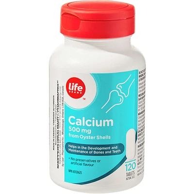 Calcium 500 mg from Oyster Shells