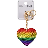 Rainbow Heart Keychain