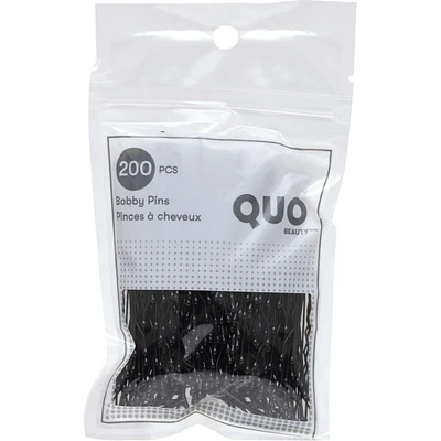 Qb 200 Pc Bobby Pin-blk