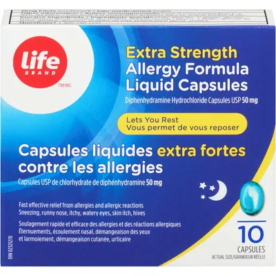 LB Allergy Formula Liq Caps XS