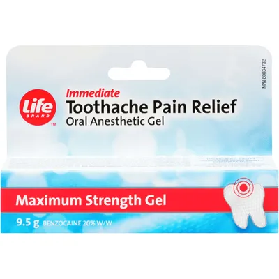Toothache Pain Relief Maximum Strength Gel