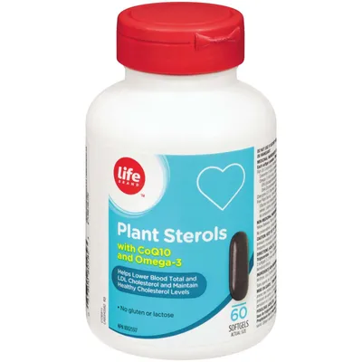 Plant Sterols with CoQ10 and Omega-3