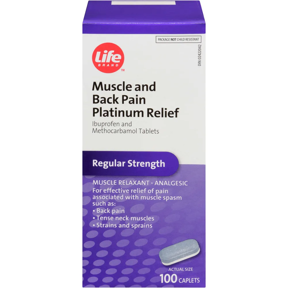 Life Brand LB Muscle and Back Pain Platinum Re 18 ea - CTC Health