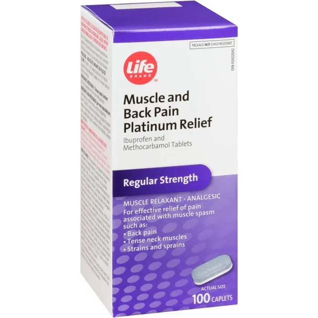 Life Brand LB Muscle and Back Pain Platinum Re 18 ea - CTC Health