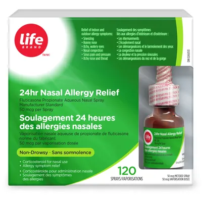 24Hr Nasal
Allergy
Relief
