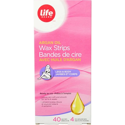 Lb Argan Oil Wax Strip 40ct