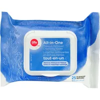 All-in-1 Makeup Remover Cleansing Wipes with cucumber extract