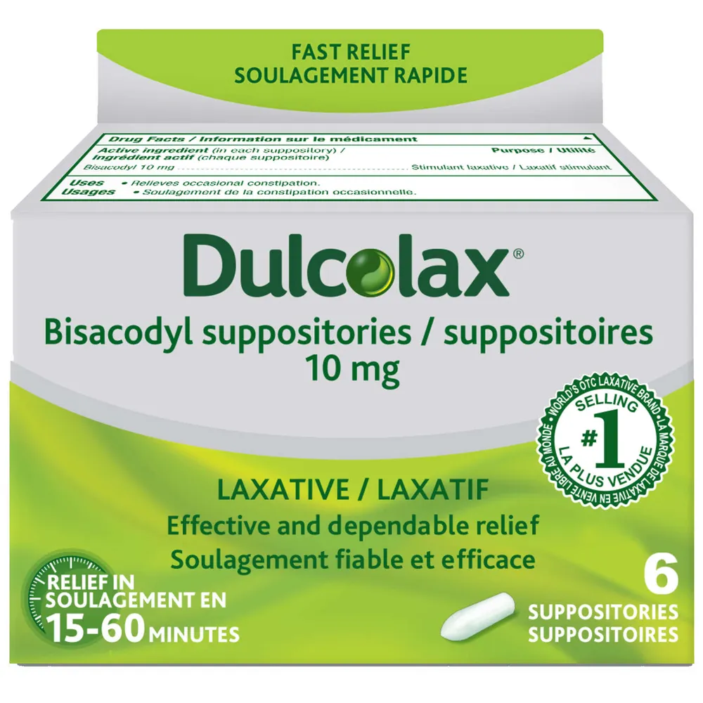 Dulcolax 10Mg Suppositories 10 - Durolax Bisacodyl Suppositories 10Mg  9351791000221