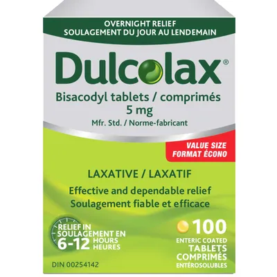 Dulcolax Tablets 5mg 100ct