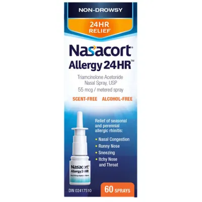 Nasacort Allergy 24hr 60spray 55mcg