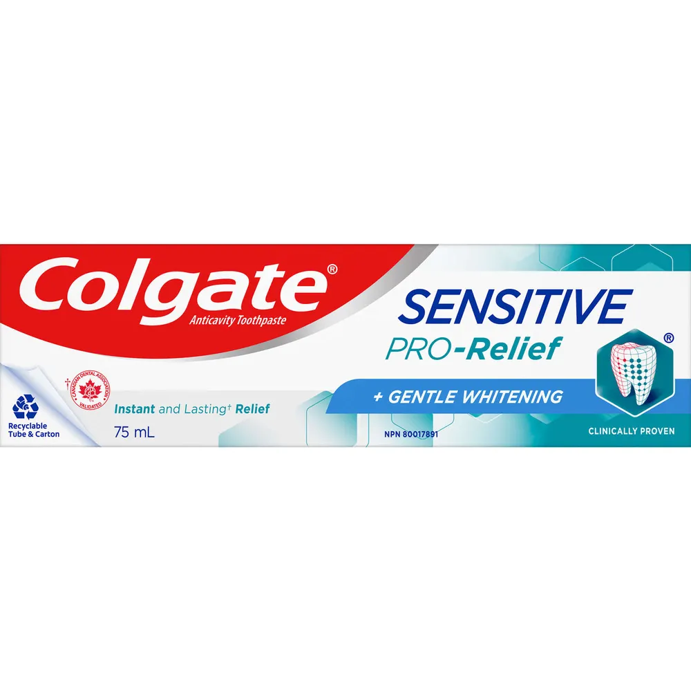 Colgate Sensitive Pro-Relief + Gentle Whitening Toothpaste 75mL