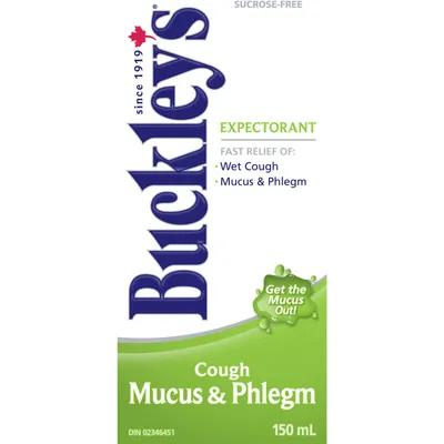 Buckley's® Mucus & Phlegm Expectorant Cough Syrup Sucrose-Free 150mL