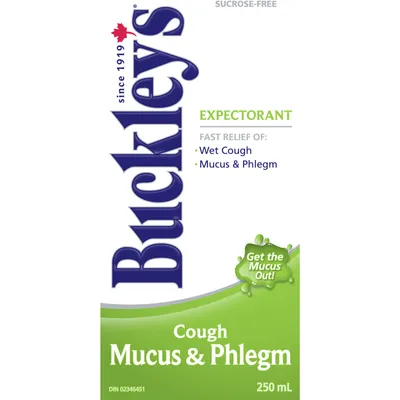 Buckley's® Mucus & Phlegm Expectorant Cough Syrup Sucrose-Free 250mL