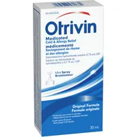 Otrivin Medicated Cold & Allergy Relief Original Nasal Decongestant Mist Spray 30ml