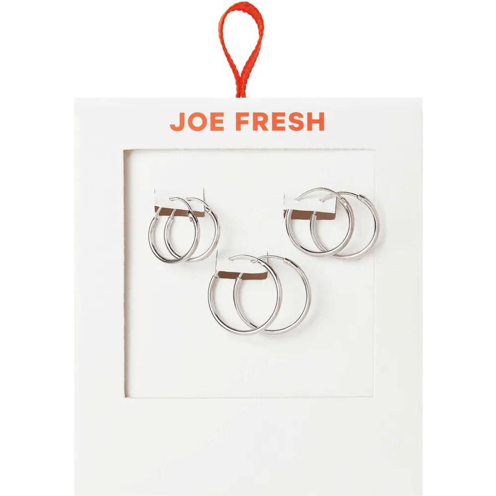 Joe SS Trio Hoop Earring