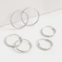 Joe SS Trio Hoop Earring