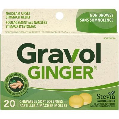 Ginger Natural Source Chewable Lozenges