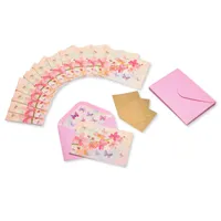 Papyrus Blank Cards with Envelopes, Blossoms (12-Count)